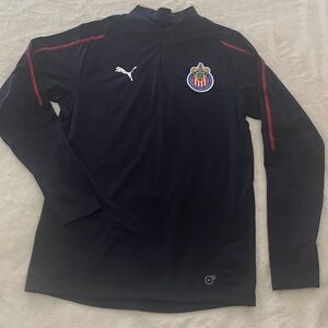 Chivas Puma Pullover Quarter Zip Jack